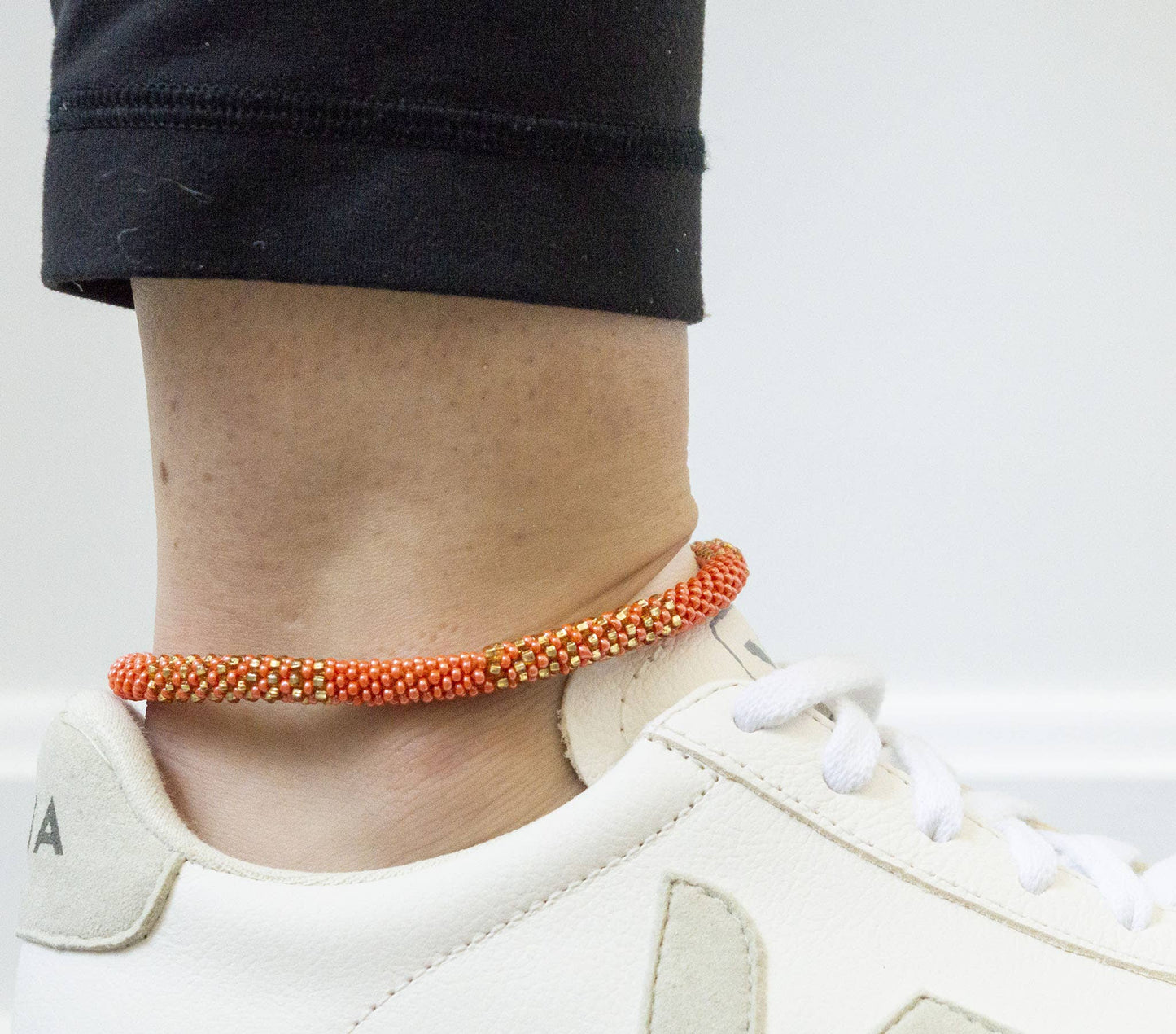 Roll-On® Anklet - Orange Crush