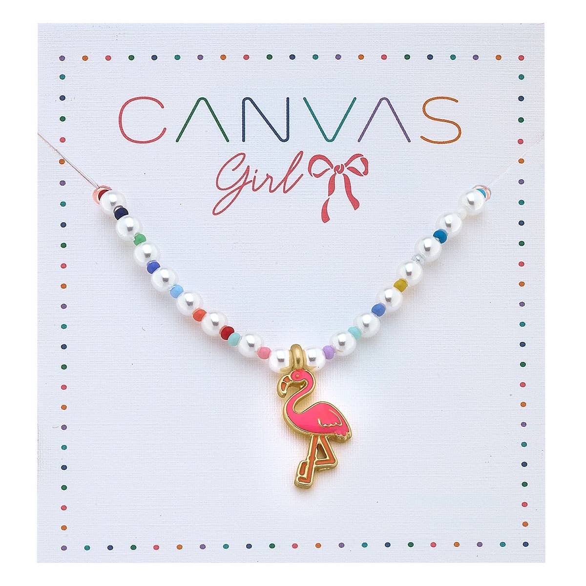 Samantha Beaded Pearl Children’s Necklace