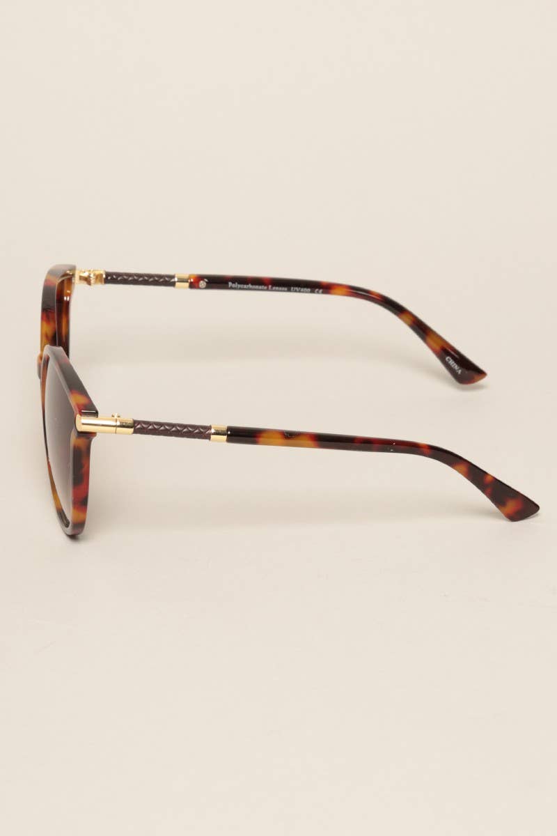 Women's Round Temples Gradient Sunglasses