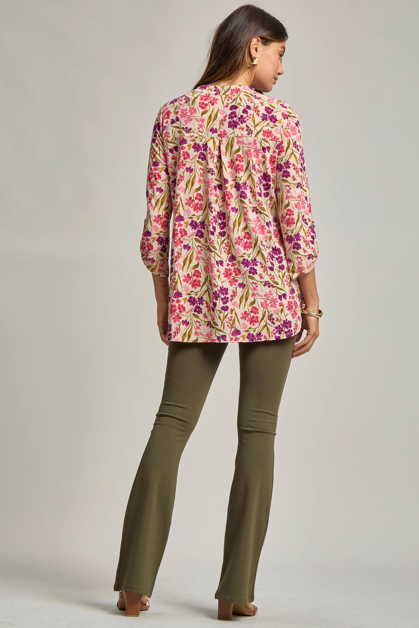 3/4 Sleeve Lizzy Top