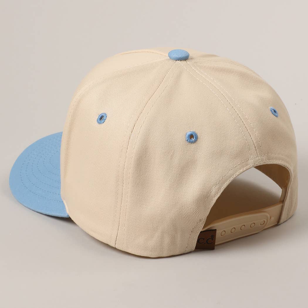 Boats, Boys Text Embroidered Two-Tone Trucker Hat