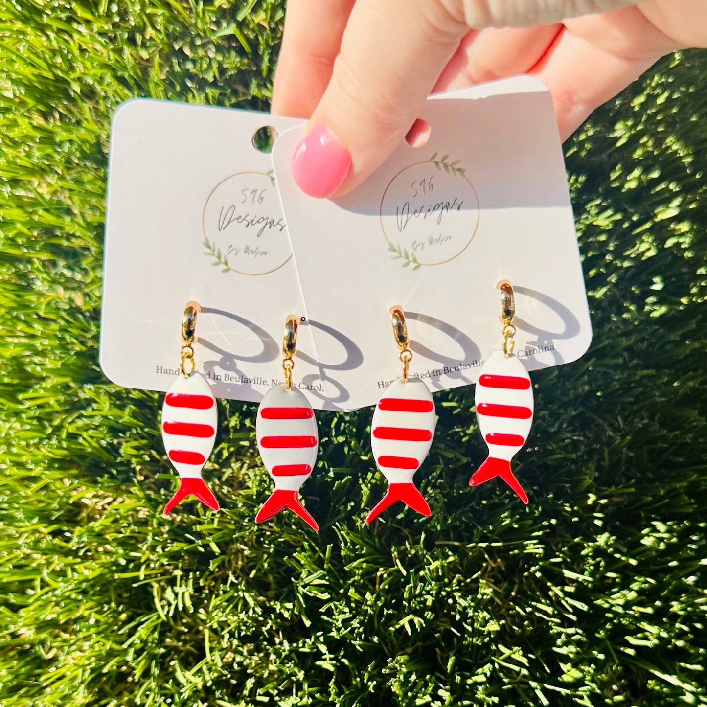 Huggie Fish Earrings
