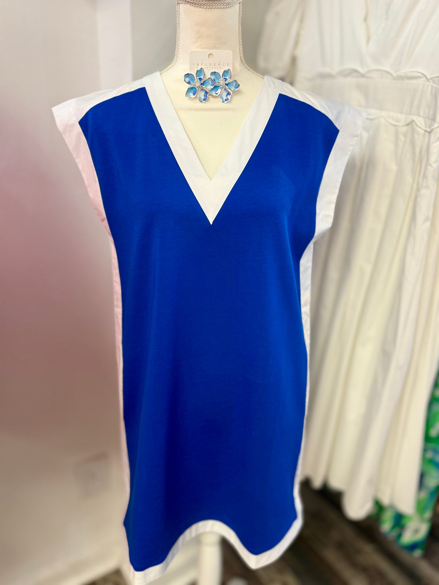 The Coastal Contrast Dress