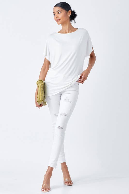 SHORT SLEEVE PIKO TOP