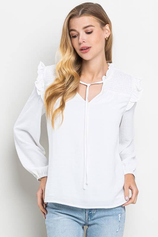 CT8436-Flowy Blouse
