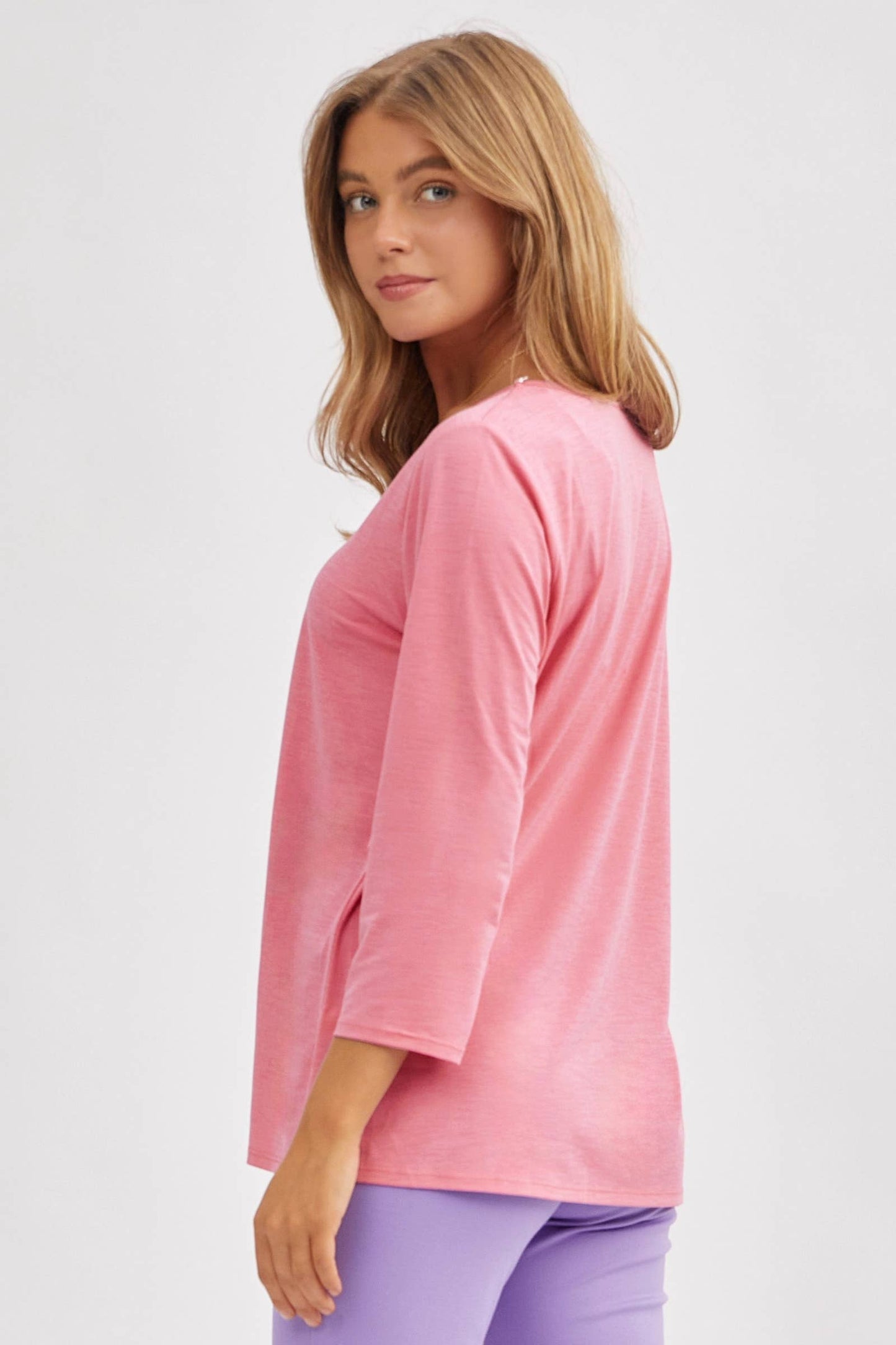 Classic Wrinkle-Free V-Neck Top SD-VNECK