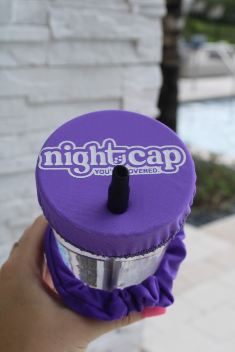 NightCap Scrunchie Drink Cover