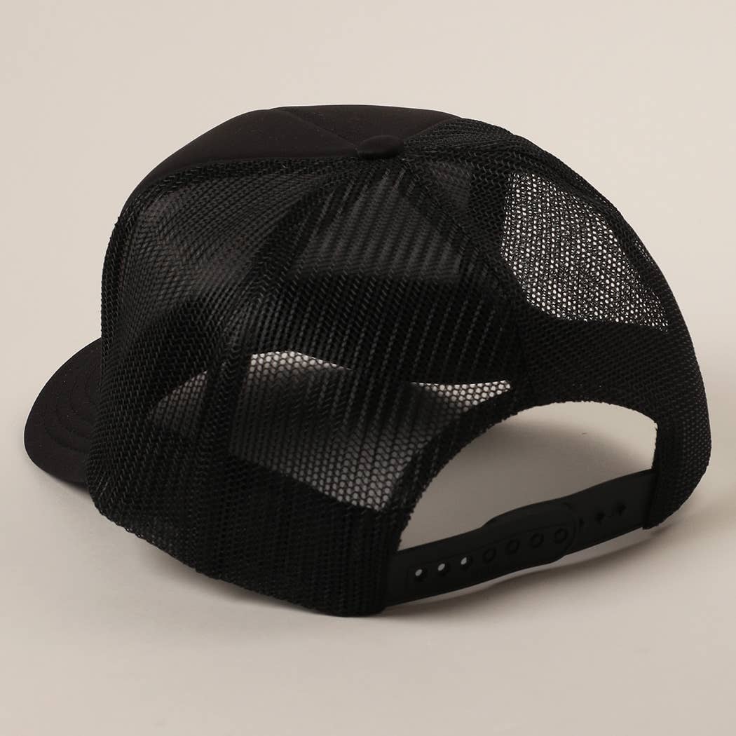 Margs Now, Regret Later Text Printed Mesh Back Cap