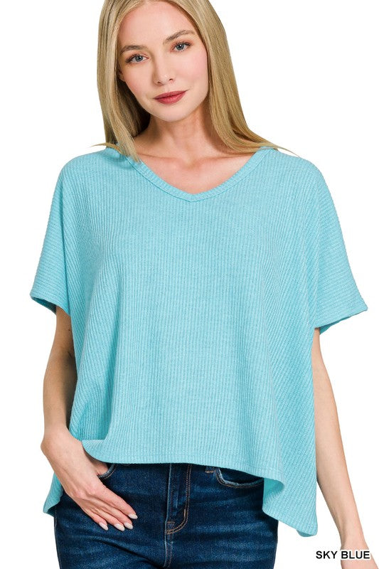 Zenana Lightweight Ribbed Top