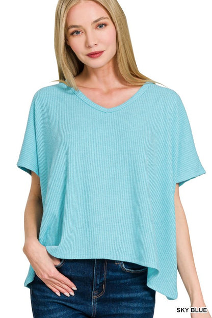 Zenana Lightweight Ribbed Top