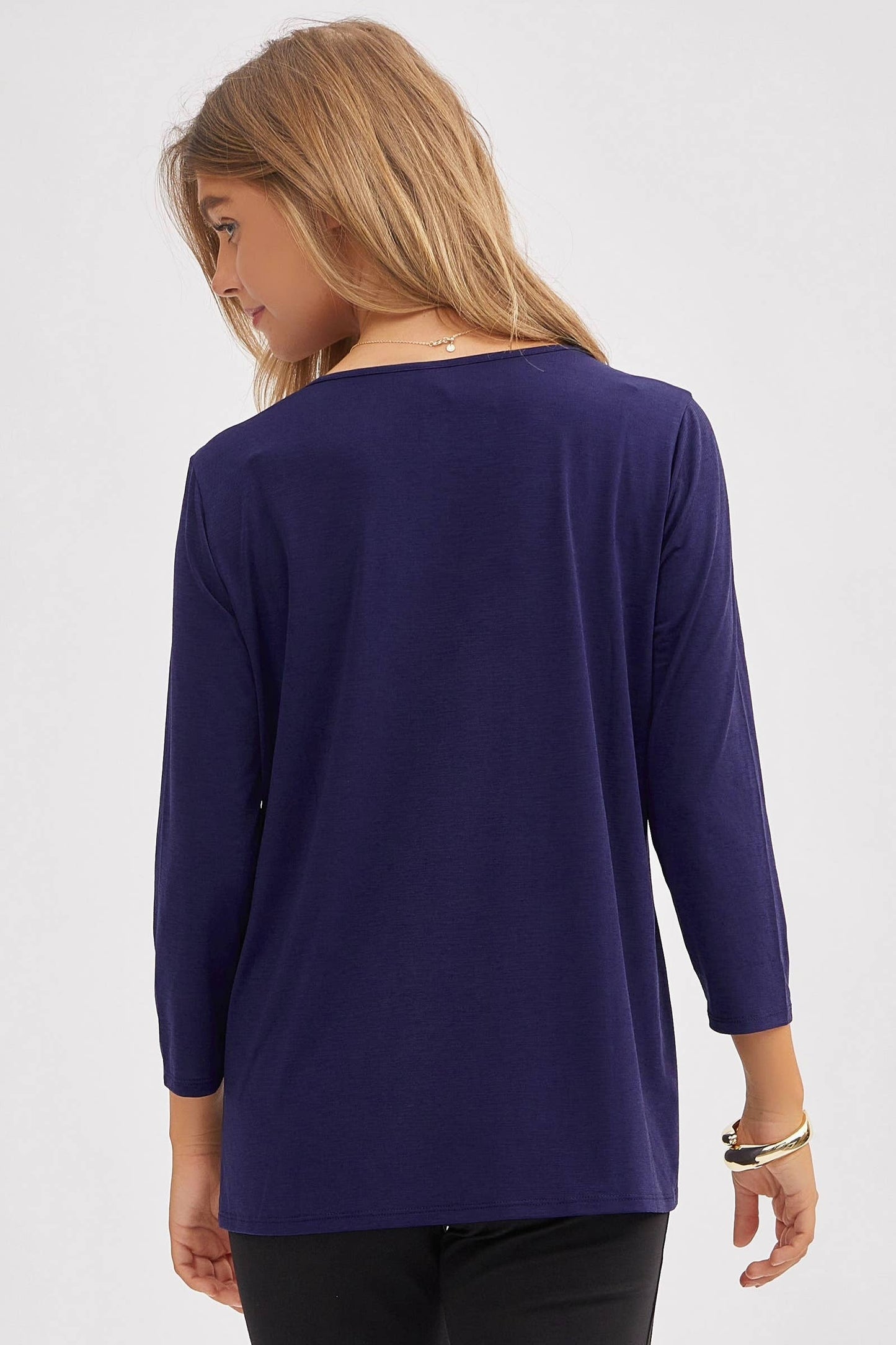 Classic Wrinkle-Free V-Neck Top SD-VNECK