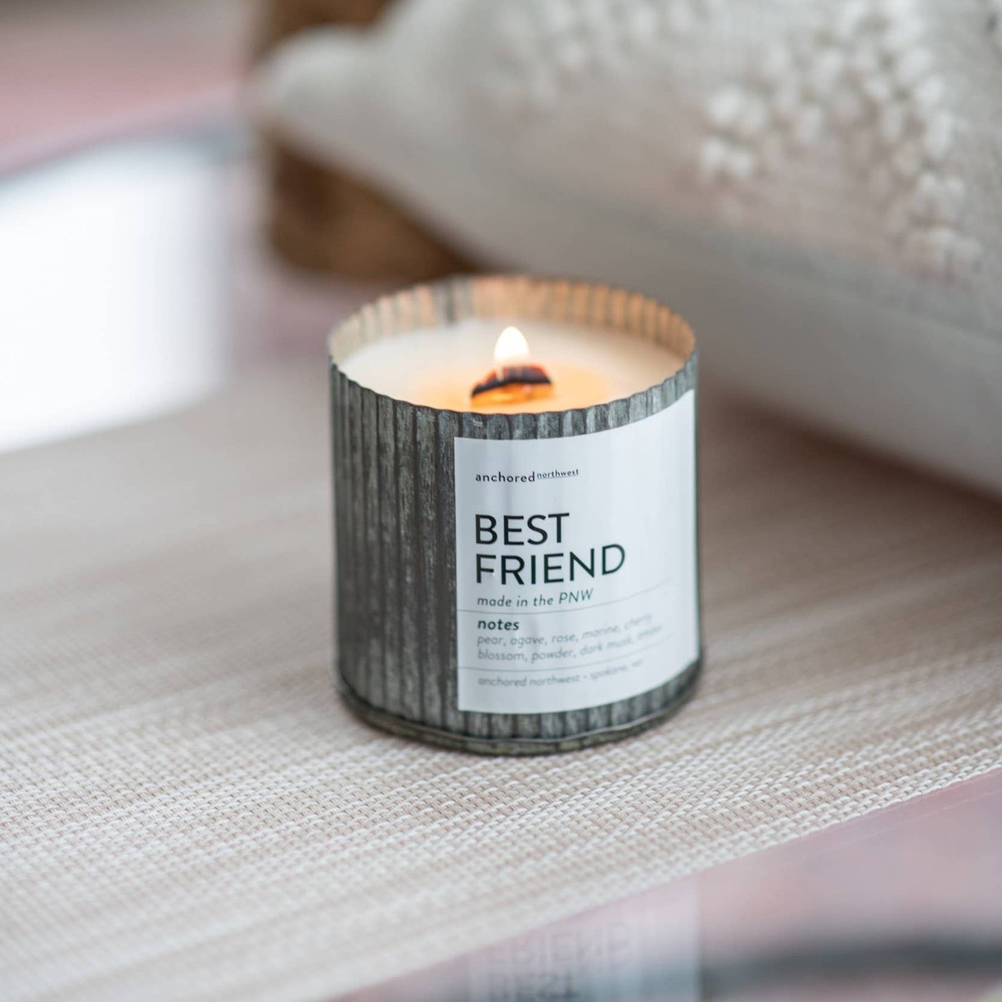 Spruce It up Rustic Vintage Farmhouse Wood Wick Candle - Christmas