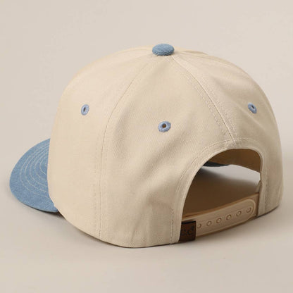 Boats, Boys Text Embroidered Two-Tone Trucker Hat