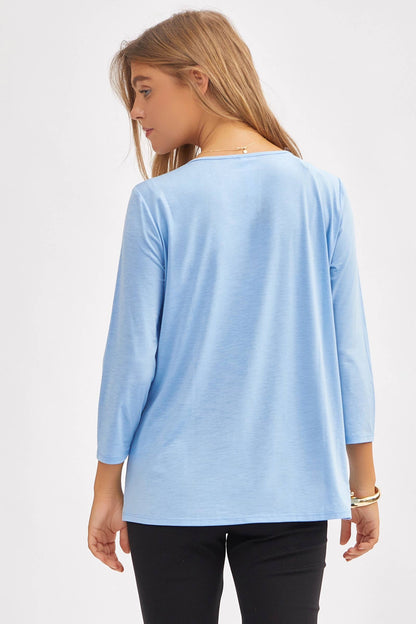 Classic Wrinkle-Free V-Neck Top SD-VNECK