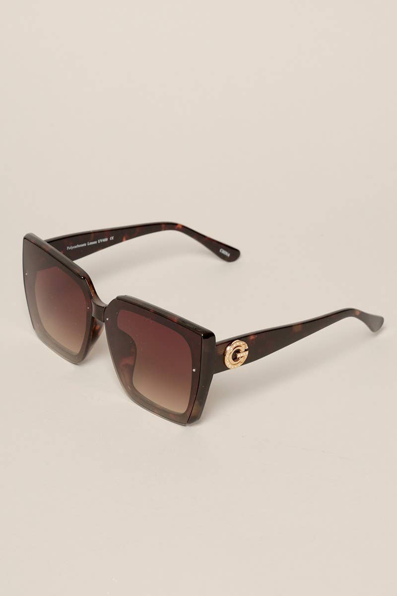 Tinted Lenses Square Sunglasses for Women