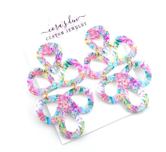 Pattern Geometric Earrings