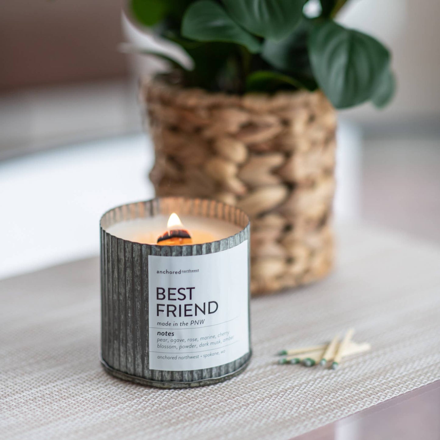 Spruce It up Rustic Vintage Farmhouse Wood Wick Candle - Christmas