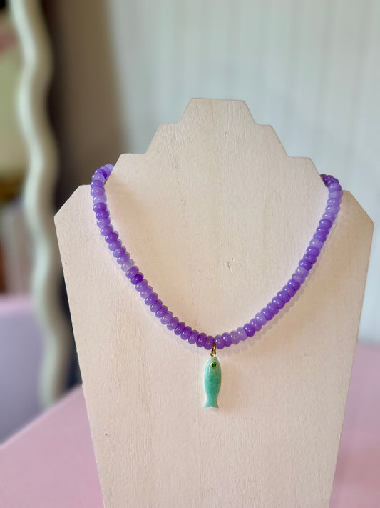 Lucky Lavender Necklace