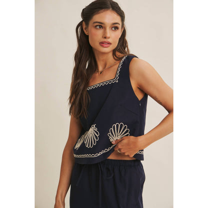Tide & Coast Linen Top