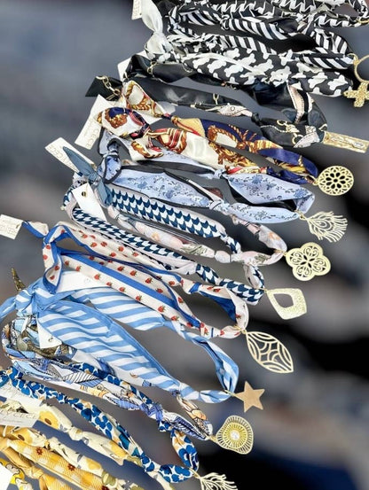 Trendy Scarf Charm Necklace 