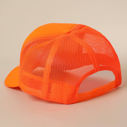 Save Water Drink Tequila Glitter Text Logo Mesh Back Cap