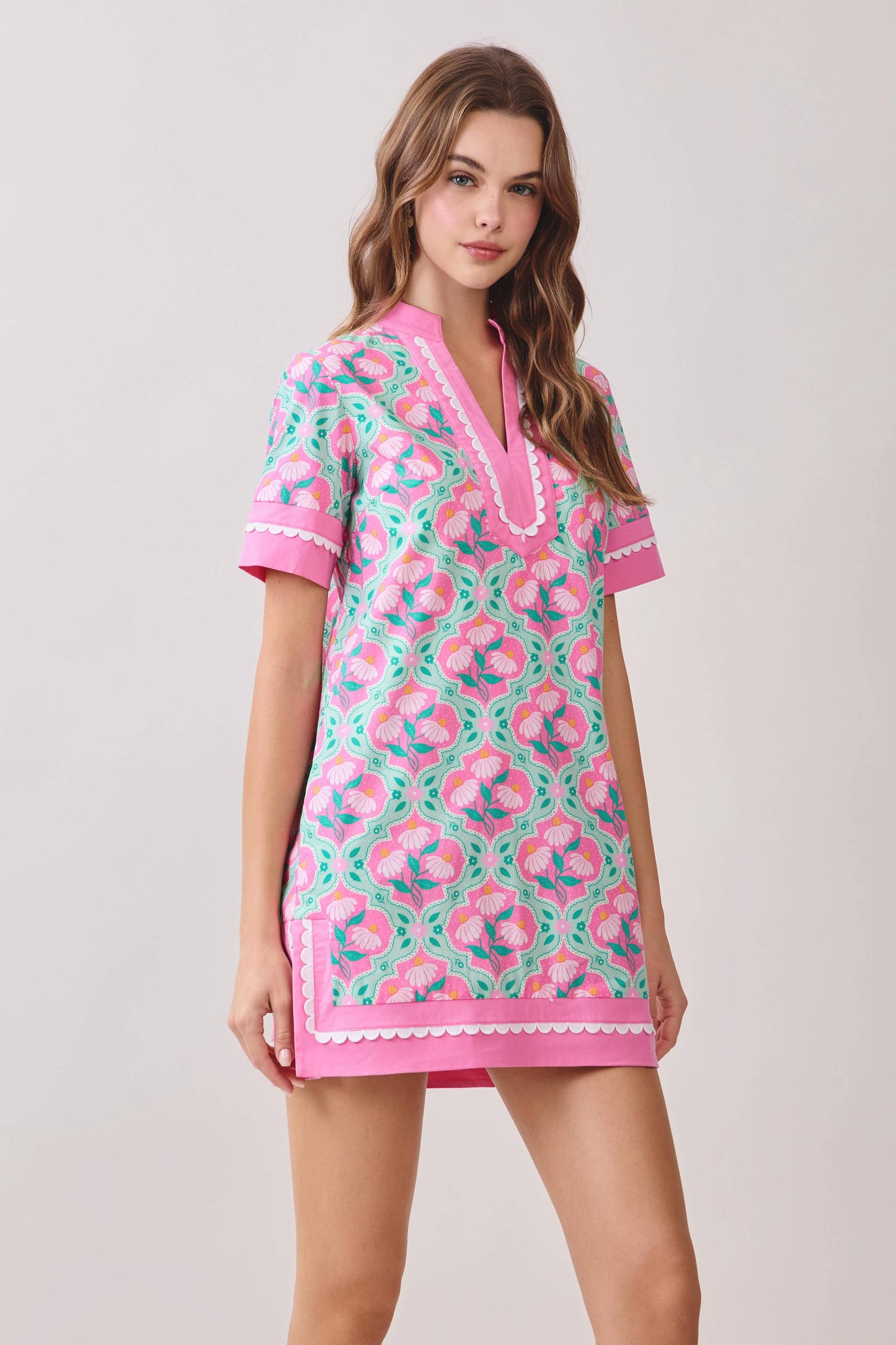 Harbor Bloom Shift Dress