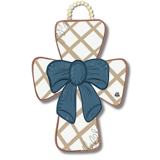 DK Mocha Cross Door Hanger