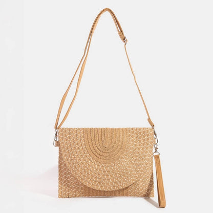 Tight Woven Envelope Clutch Bag