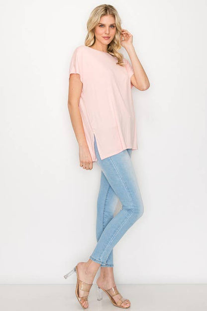 SHORT SLEEVE PIKO TOP