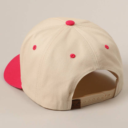Boats, Boys Text Embroidered Two-Tone Trucker Hat
