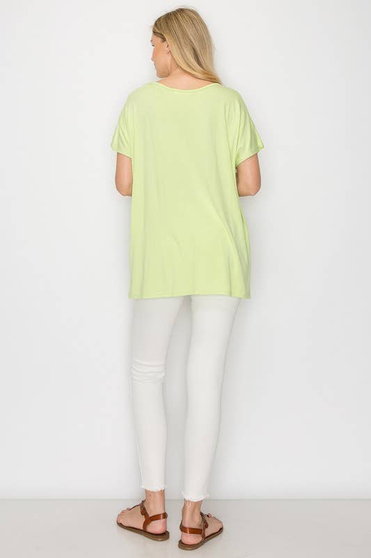 SHORT SLEEVE PIKO TOP