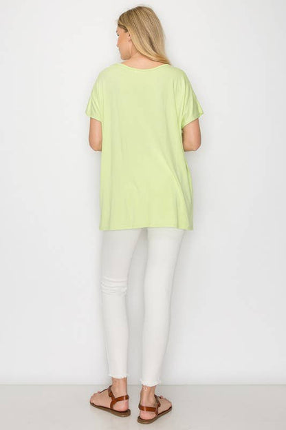 SHORT SLEEVE PIKO TOP