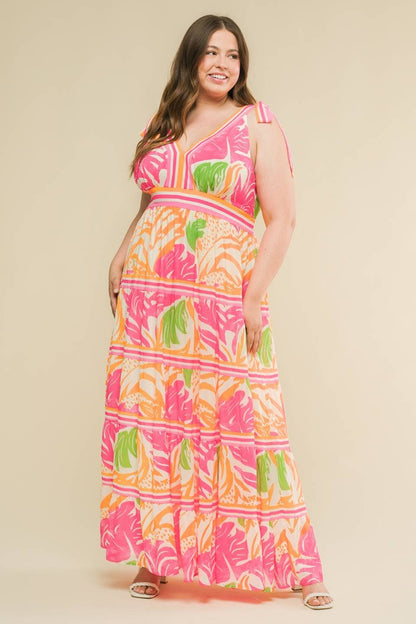 The Palm Beach Maxi Dress - Curvy
