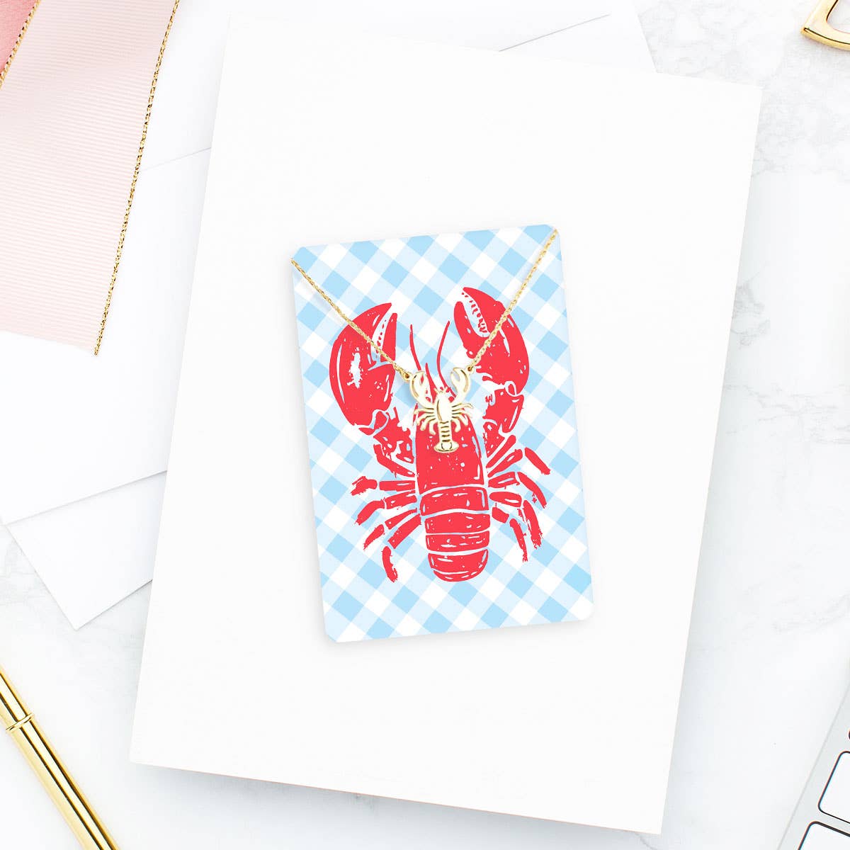 Lobster Keepsake Card