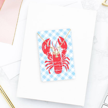 Lobster Keepsake Card