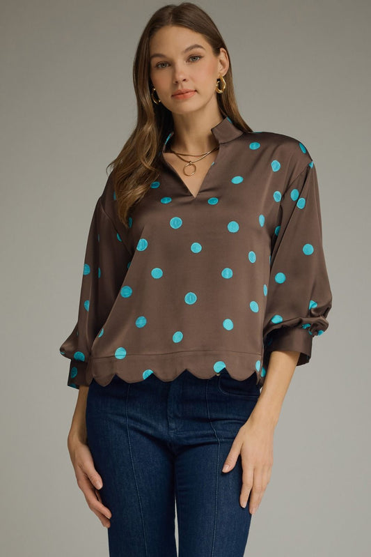 Polka Pop Top