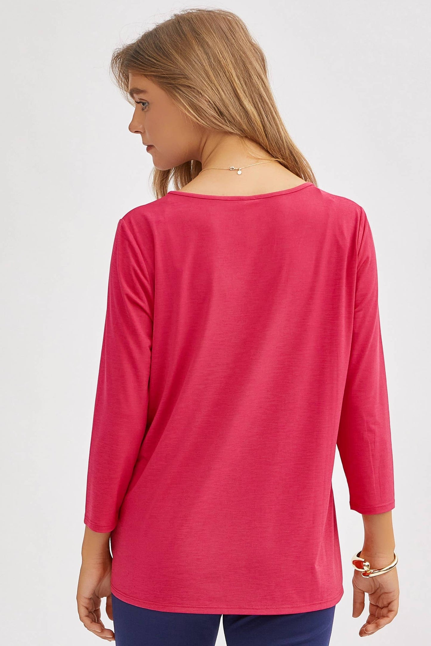 Classic Wrinkle-Free V-Neck Top SD-VNECK