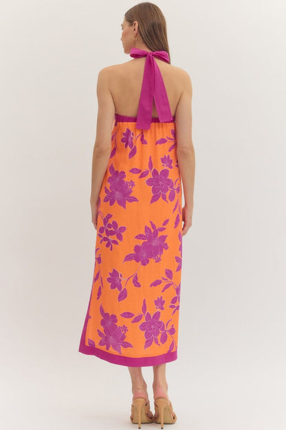 Sunset Orchid Midi