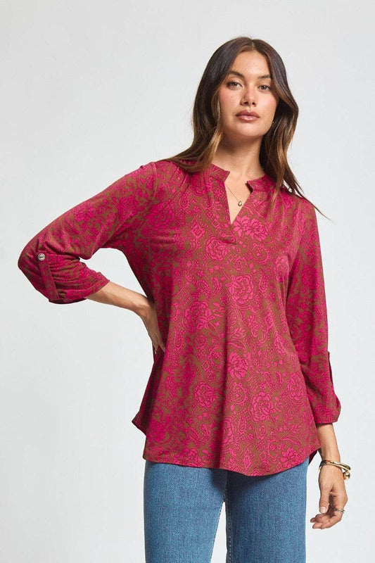 Floral Print Lizzy Top