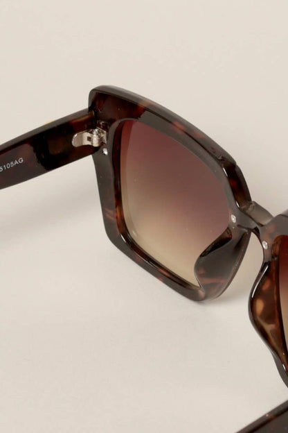 Tinted Lenses Square Sunglasses for Women