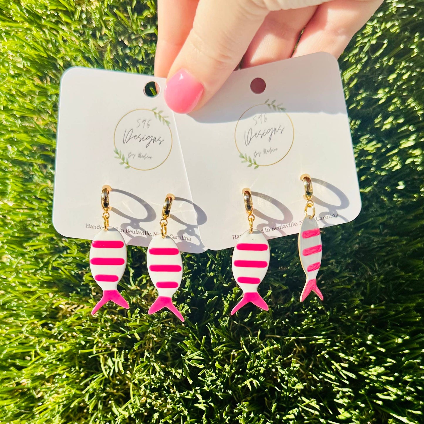 Huggie Fish Earrings