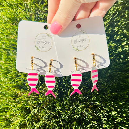 Huggie Fish Earrings