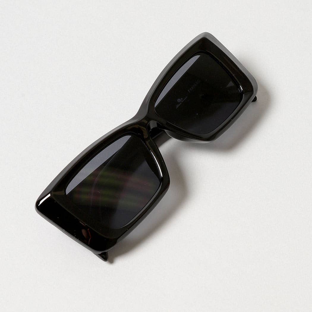 Women's Bold Rectangular Frame Sunglasses