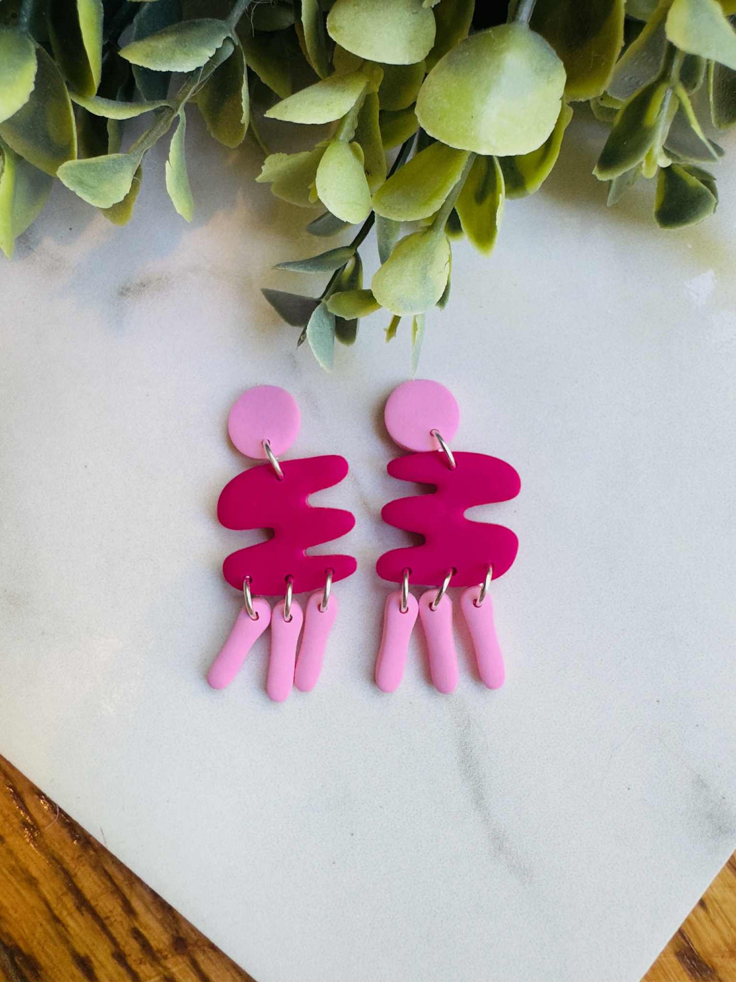 Bohemian Collection Unique Handmade Clay Earrings