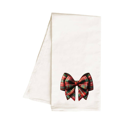 Tartan Bow Hand Towel