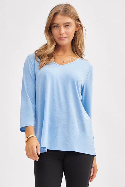 Classic Wrinkle-Free V-Neck Top SD-VNECK