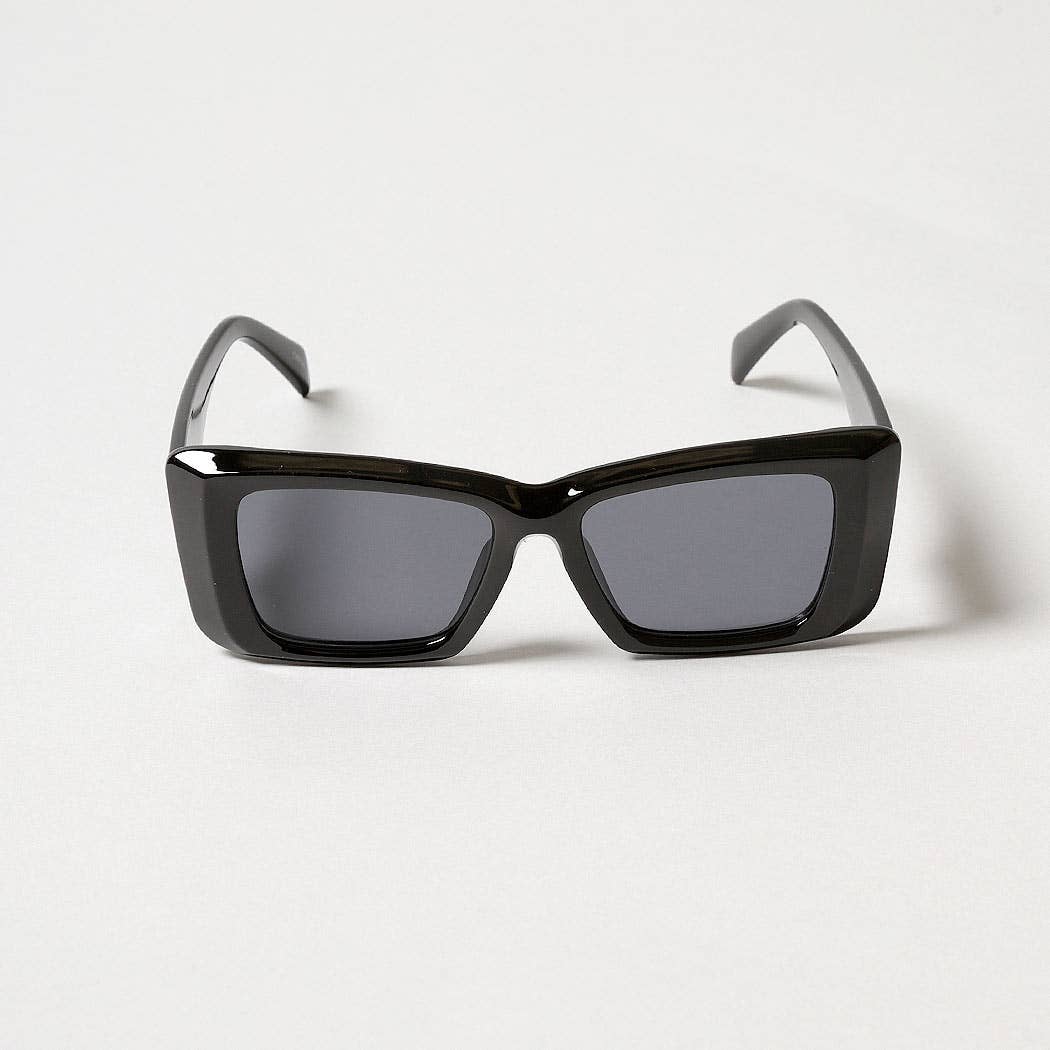 Women's Bold Rectangular Frame Sunglasses