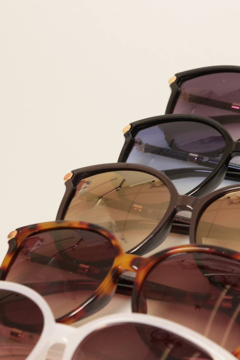 Women's Round Temples Gradient Sunglasses