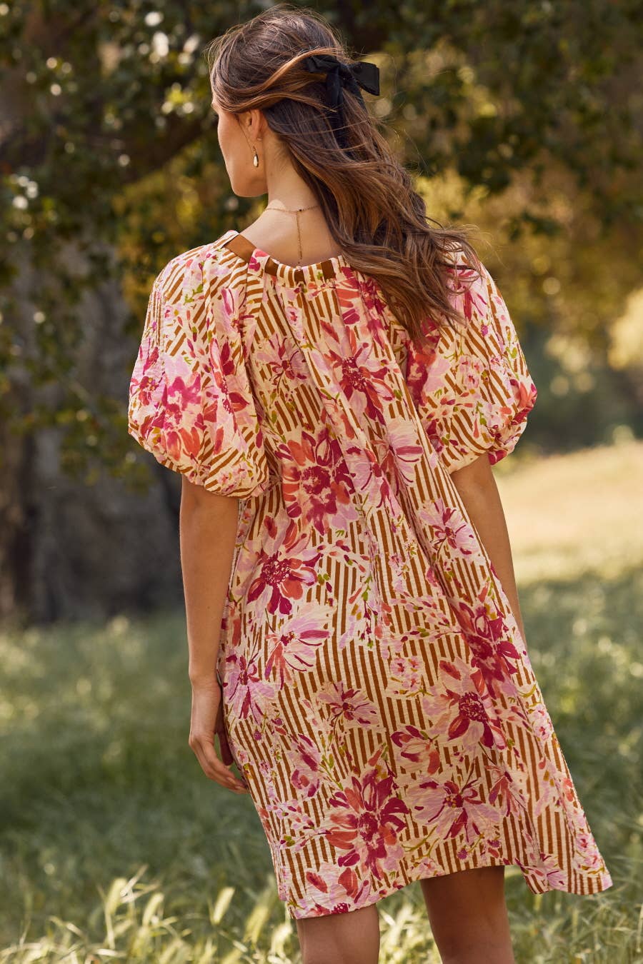 Floral Printed Mini Dress