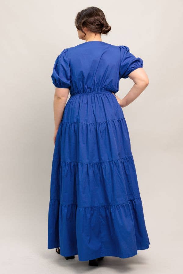 Blue Magnolia Maxi - Curvy